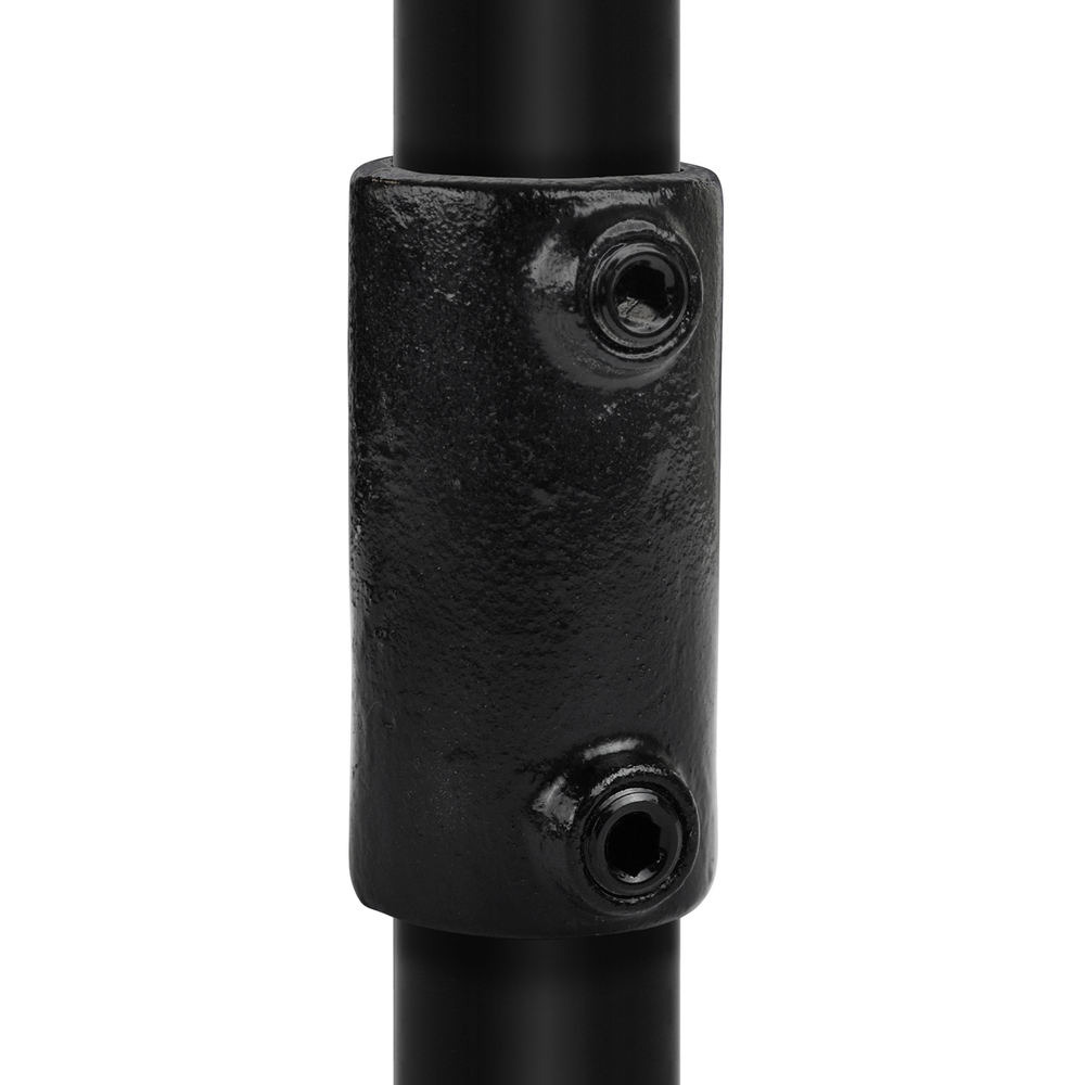 Buiskoppeling Koppelstuk - zwart-D / 42,4 mm