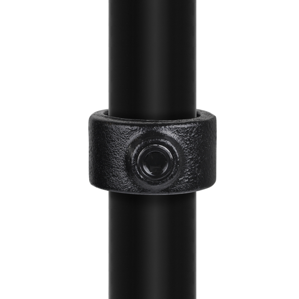 Buiskoppeling Borgring - zwart-C / 33,7 mm