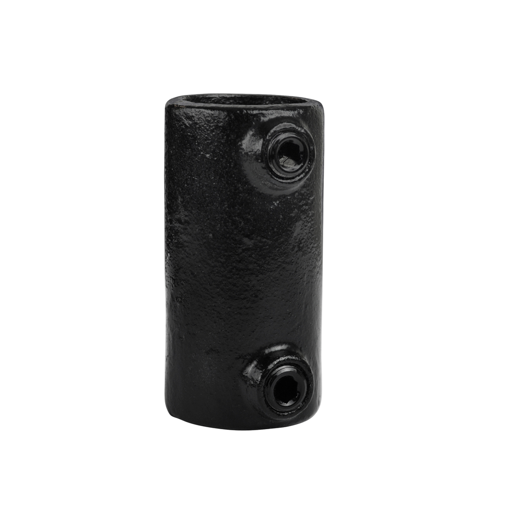 Buiskoppeling Koppelstuk - zwart-E / 48,3 mm